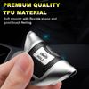 For Mazda 3-Button Leather TPU Green Key Shell Fob Case Cover Protective Holder
