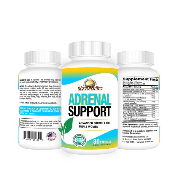 Adrenal Support Supplement - Cortisol Manager - 30 Count