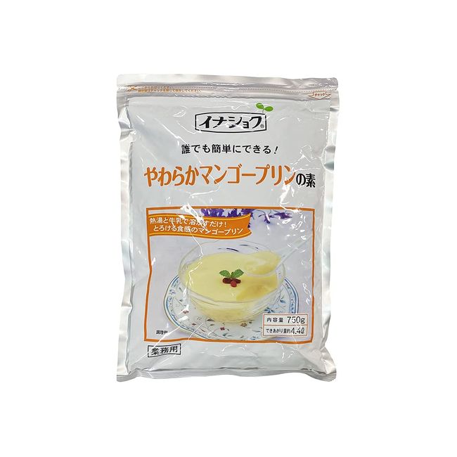 Inashoku Handmade Dim Sum, Soft Mango Pudding (26.5 oz (750 g)