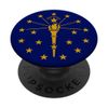 Indiana Flag PopSockets PopGrip: Swappable Grip for Phones & Tablets