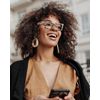 JM 3 Pack Oversized Square Reading Glasses for women men, Blue Light Blocking Computer Readers +2.5