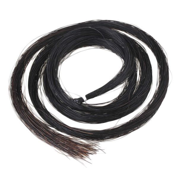 32inch Black 1 Hanks Violin Bow Hair Mongolian Horse Hair Dyed