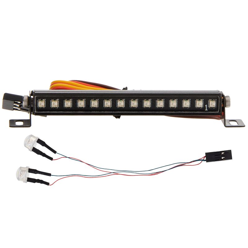 MEUS RACING 1/24 Large Scale RC Model Car Metal Roof Light + 8MM Grille ...
