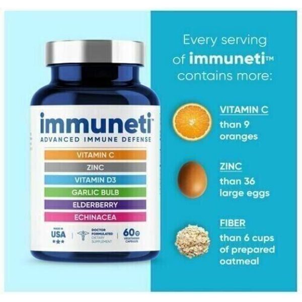 Immuneti Nutrition Inc Advanced Immune Defense Capsule - 60 Count 5PACK