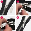 Zipper Pulls, 8PCS Black