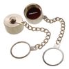 10-Pack Protective Metal Covers w/Chains for UHF SO-239 and N-Type Jacks
