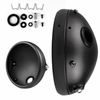 Ieron 7 Inch Led headlights Housing Bracket for Motorcycle (Black)