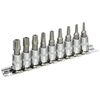 JTC 9pcs Star Plus Socket Set Pentalobe Bit Socket Set Anti-Mess Drilling 6.3mm JTC3303