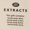 Extracts Vanilla Scented Body and Bath 4 Piece Gift Set Set