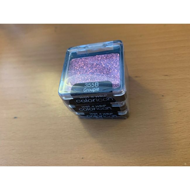 WET N WILD COLOR ICON GLITTER 355B GROUPIE LOT OF 3