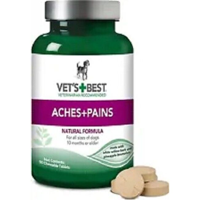 Vet’s Best Aches + Pains Dog Supplement - Vet Formulated for Dog Occasional Disc