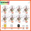 Tanstic 16 Sets B1K-B1M Potentiometer Linear Taper Rotary Potentiometer B Type Potentiometer with Knobs, Nuts and Washers