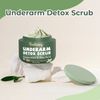 Body Scrub and Armpit Detox Scrub 8.8 oz with Peppermint, Aloe Vera and Walnut Shell Powder, Underarm Scrub Helps on Removing Odor, Deep Cleanse & Exfoliating, for Legs, Knee, Feet, Hands Whole Body