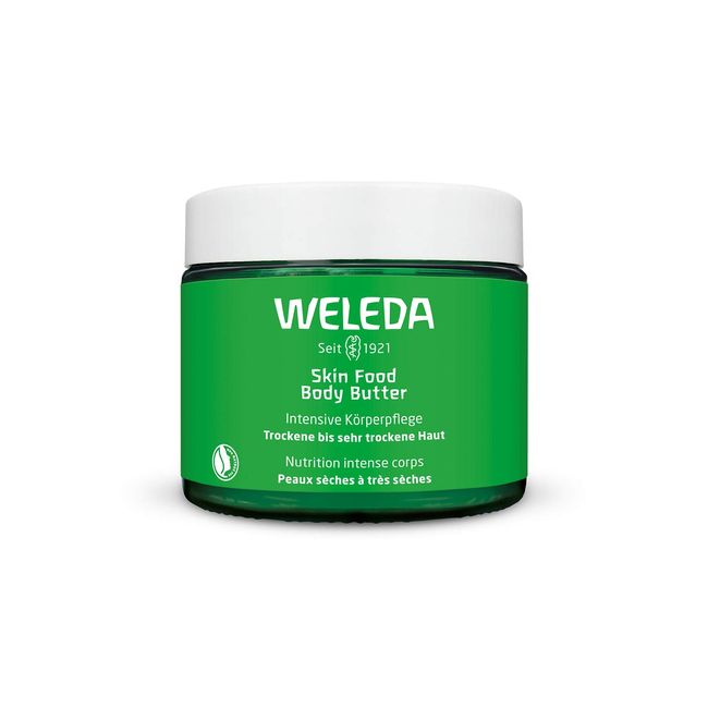 Weleda Skin Food, Body Butter N, 5.1 fl oz (150 ml), Concentrated Moisturizing, Body Cream, Sweet and Gentle Herbal Scent, Dry Skin, Naturally Derived Ingredients, Organic, Body Cream, New Model