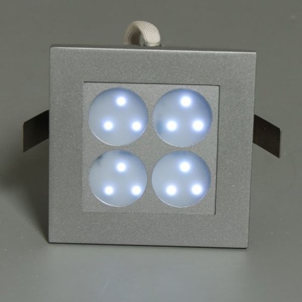 LED Leuchte Einbauleuchte 'Profi line' 1er Metall titan Licht blau Paulmann 994.99