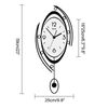25*59cm Nordic Large Wall Clock Dining Room 3D Creative Round Clocks Home Decor