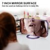 Digital Alarm Clocks,7" LED Mirror Electronic Clock,with 2 USB Charging Ports...
