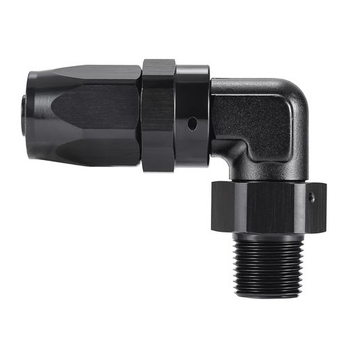 EVIL ENERGY 3/8 NPT Male to 8AN 90 Degree Hose End Fitting Swivel for CPE Braided Hose
