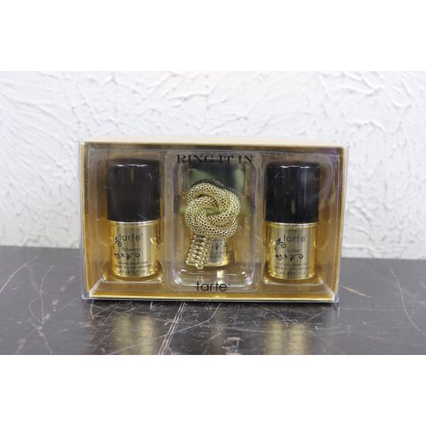 Tarte "Ring it in" Mini Cheek Stain & Ring Set Brand New Luster Vivid Flawless