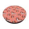 All Over Bones Cavalier Dog PopSockets mit austauschbarem PopGrip