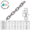 Stainless Steel Chain Short Links 3 mm Sold by the Metre