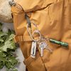 NITEIZE G Carabiner #4, Stainless Steel, Silver, Small