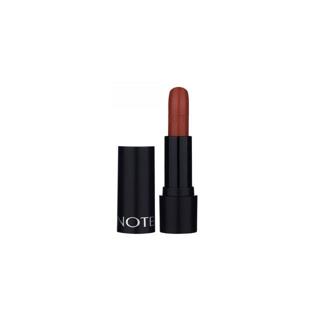 Note Deep Impact Lipstick Kremsi Dokulu Yarı Parlak Ruj 06 Cinnamon - Kahverengi