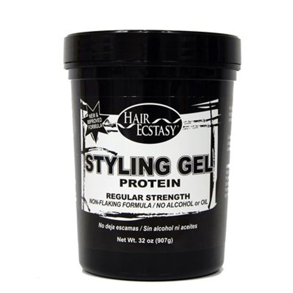 Hair Ecstasy Styling Gel 32oz Protein Regular Strength