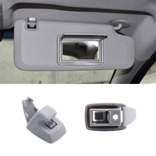Sun Visor Clips Compatible with Chevy Silverado 1500 Cruze Sonic Spark Tahoe GMC Sierra 1500 Yukon Buick Verano NO. #95994975 95994976/2 Pcs (Gray)