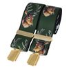 David Van Hagen Mens Stags Braces - Green/Brown