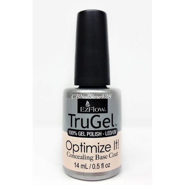 EZFlow TruGel Nail Polish - Optimize It! CONCEALING Base Coat 0.5oz - 42595