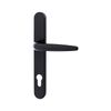 Yale Sparta Lever/Lever Door Handle Set Long Back Plate -Black