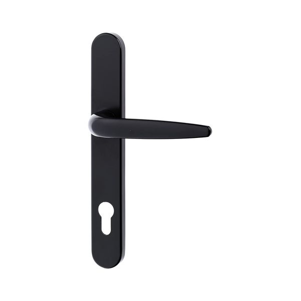 Yale Sparta Lever/Lever Door Handle Set Long Back Plate -Black
