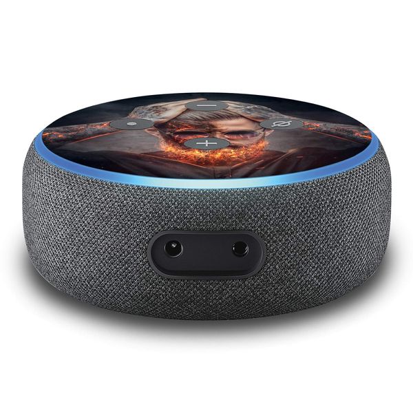 Set of 2 Film Covers for Intelligent Smart Speaker Speaker Sticker Protective Film Skin Self-Adhesive Perfect Fit Adhesive Film for Voice Assistant R137 (No. 11 Fire Beard)