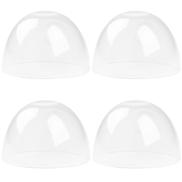 Baby Bottle Replacement Caps for Philips Avent Natural Bottles, Compatible Bottle Lid for Avent Natural Plastic and Glass Bottles, Soft and Safe PP, 4 Count