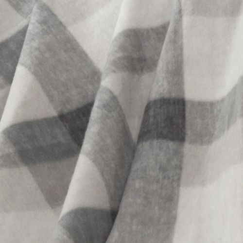 Dreamscene Winter Check Fleece Blanket Super Soft Warm Cosy Sofa Bed Picnic Garden Throw Over, Plaid Tartan Grey White - 150 x 200cm