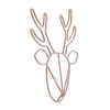 NoJo Deer Shaped Wire Nursery Wall Decor, Finish, Copper
