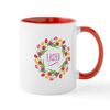 CafePress Easter Wreath Mugs 11 oz (325 ml) Ceramic Coffee Mug