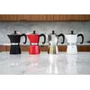 Bellemain Stovetop Espresso Maker Moka Pot (Red, 3 Cup)