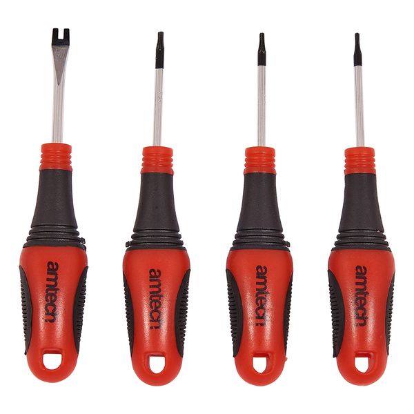 Amtech L0035 Go Through Screwdriver Set, Clear, 5-Piece