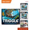 Compact Triggle Game Set - Challenge Your Family with Strategic Triangle Play