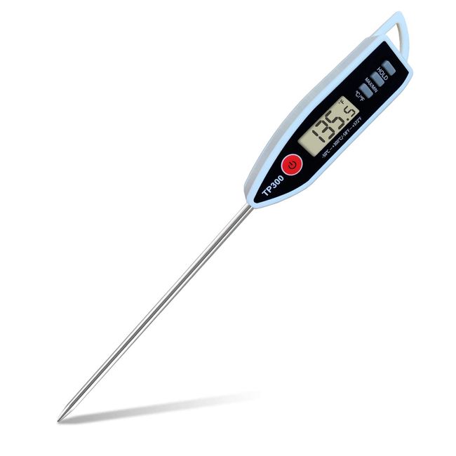 Meat Thermometer Digital Milk Thermometer Candy Candle Thermometer Cooking Kitchen BBQ Grill Thermometer Probe Instant Read Thermometer for Liquid Fry Roasting Baking Temperature