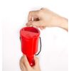 Hand Held Plastic Collection Box. - Coin Collection Box- donation box. Red