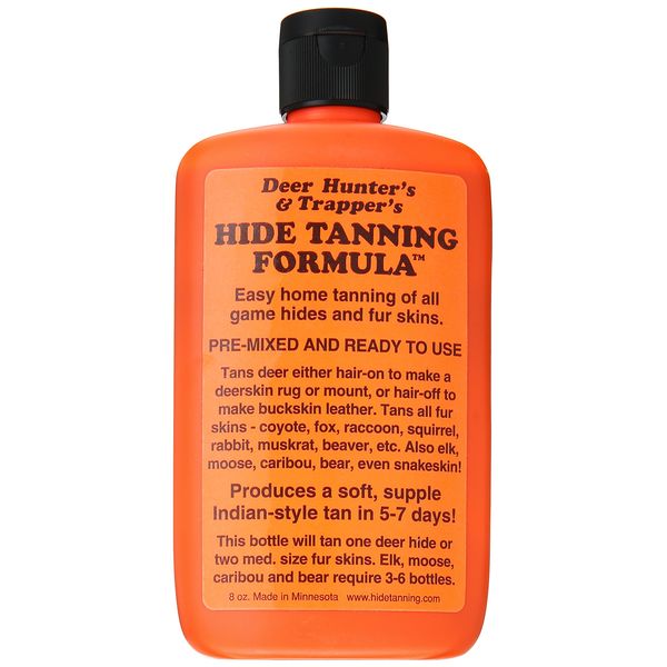 Hide and Deer Fur Tanning, 8 Ounces