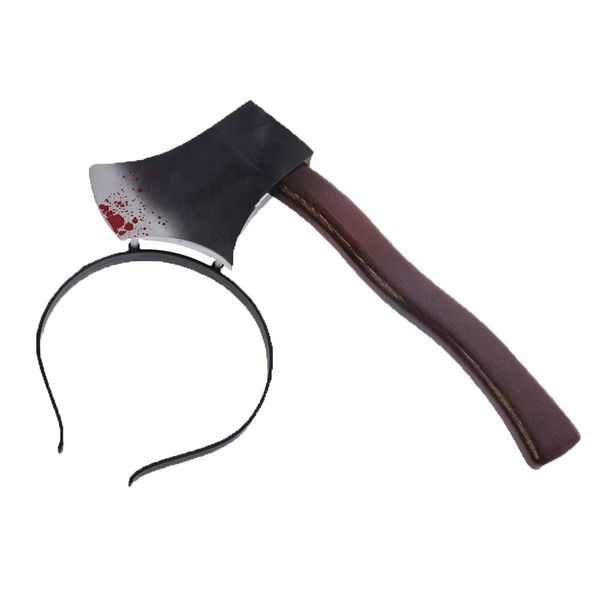 NOVELTY GIANT WWW.NOVELTYGIANT.COM Bloody Axe Headband Costume Accessory