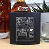 6oz (170ml) 'Boo Bakery' Pocket Hip Flask (HP00036909)