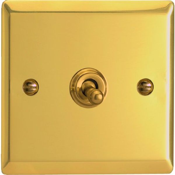 Varilight - Intermediate Classic Toggle Switch Victorian Brass - XVT7