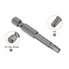 sourcing map 10pcs H4 Hex Screwdriver Bit 1/4" Hex Shank 2" Length Magnetic Security Screw Driver Power Tool