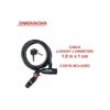 MasterLock Kabelschloss, geflochtener Stahl, 1,8m 10mm