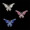 Silver Butterfly Air Vent Clips, Cute Crystal Butterfly Car Decor Diffuser Interior Accessories